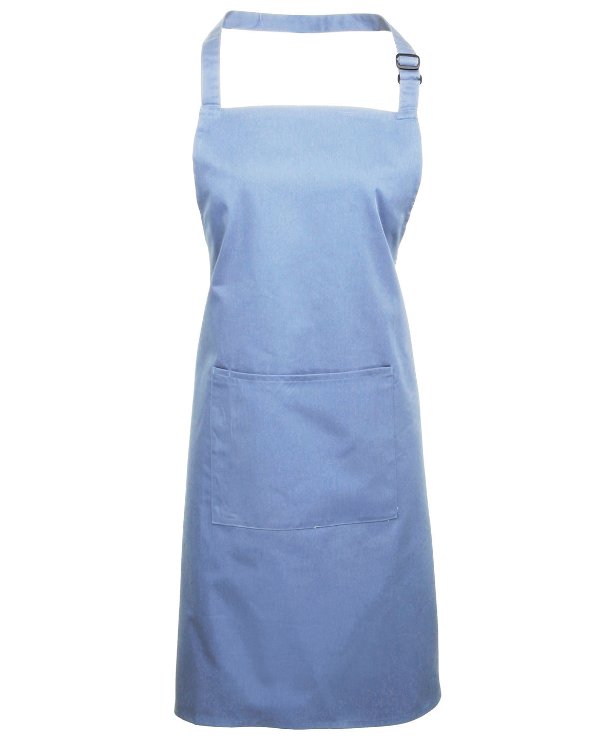 Aprons - Klassiskt Bib-Förkläde med Ficka Mid Blue One size