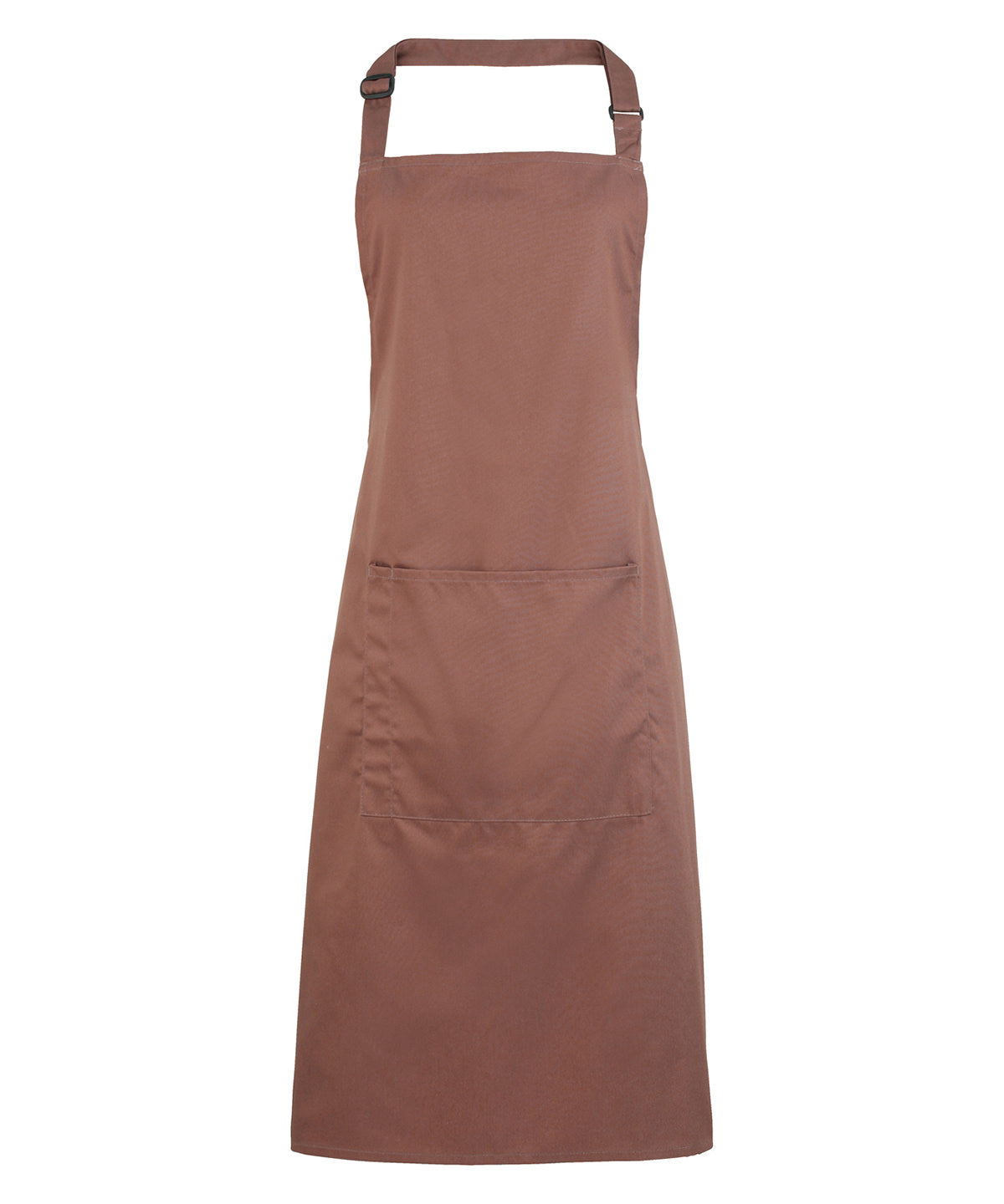 Aprons - Klassiskt Bib-Förkläde med Ficka Mocha One size