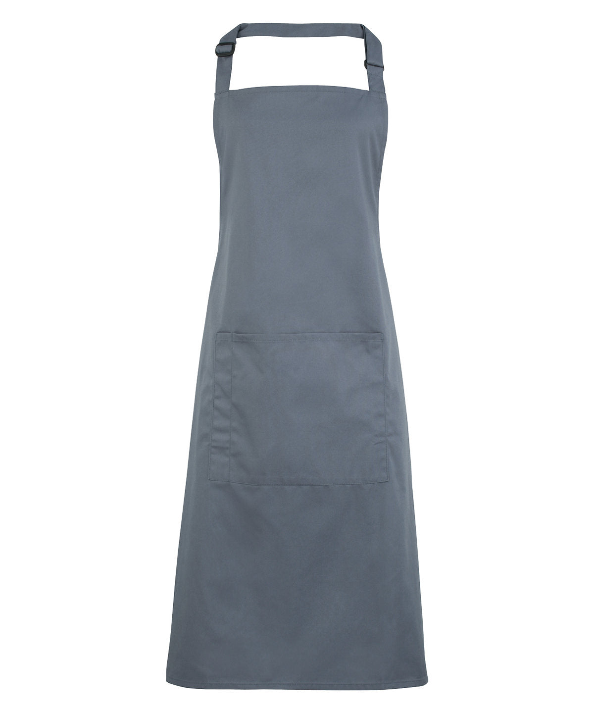 Aprons - Klassiskt Bib-Förkläde med Ficka Steel One size