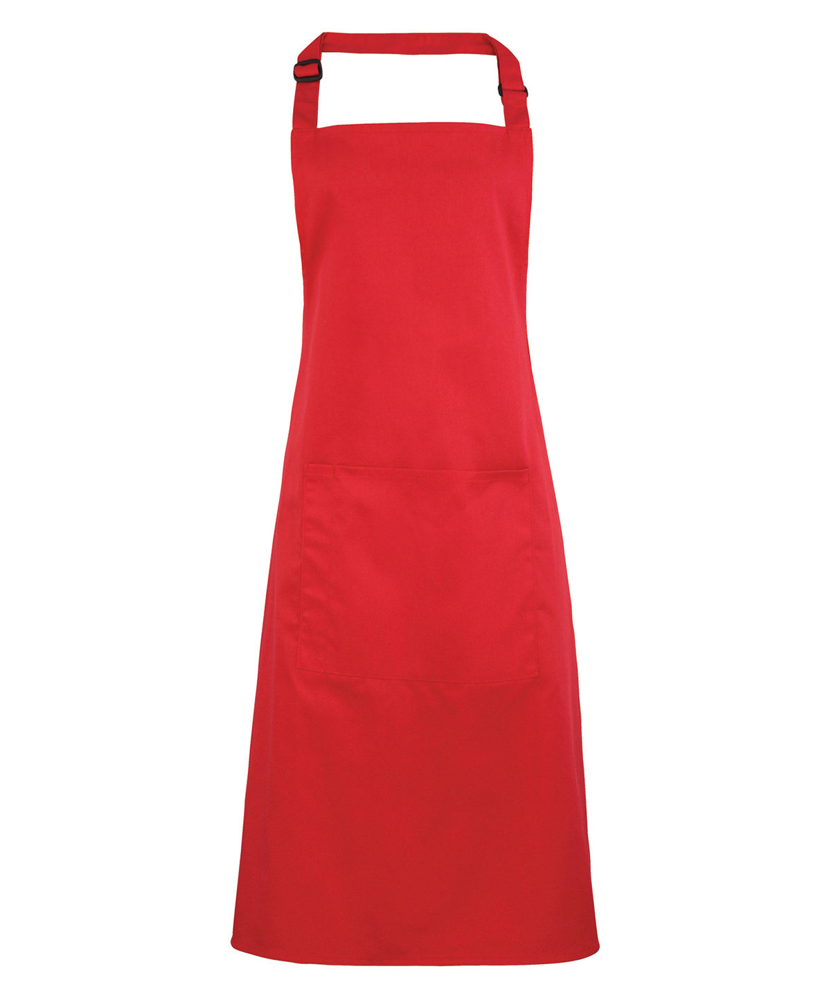 Aprons - Klassiskt Bib-Förkläde med Ficka Strawberry Red One size