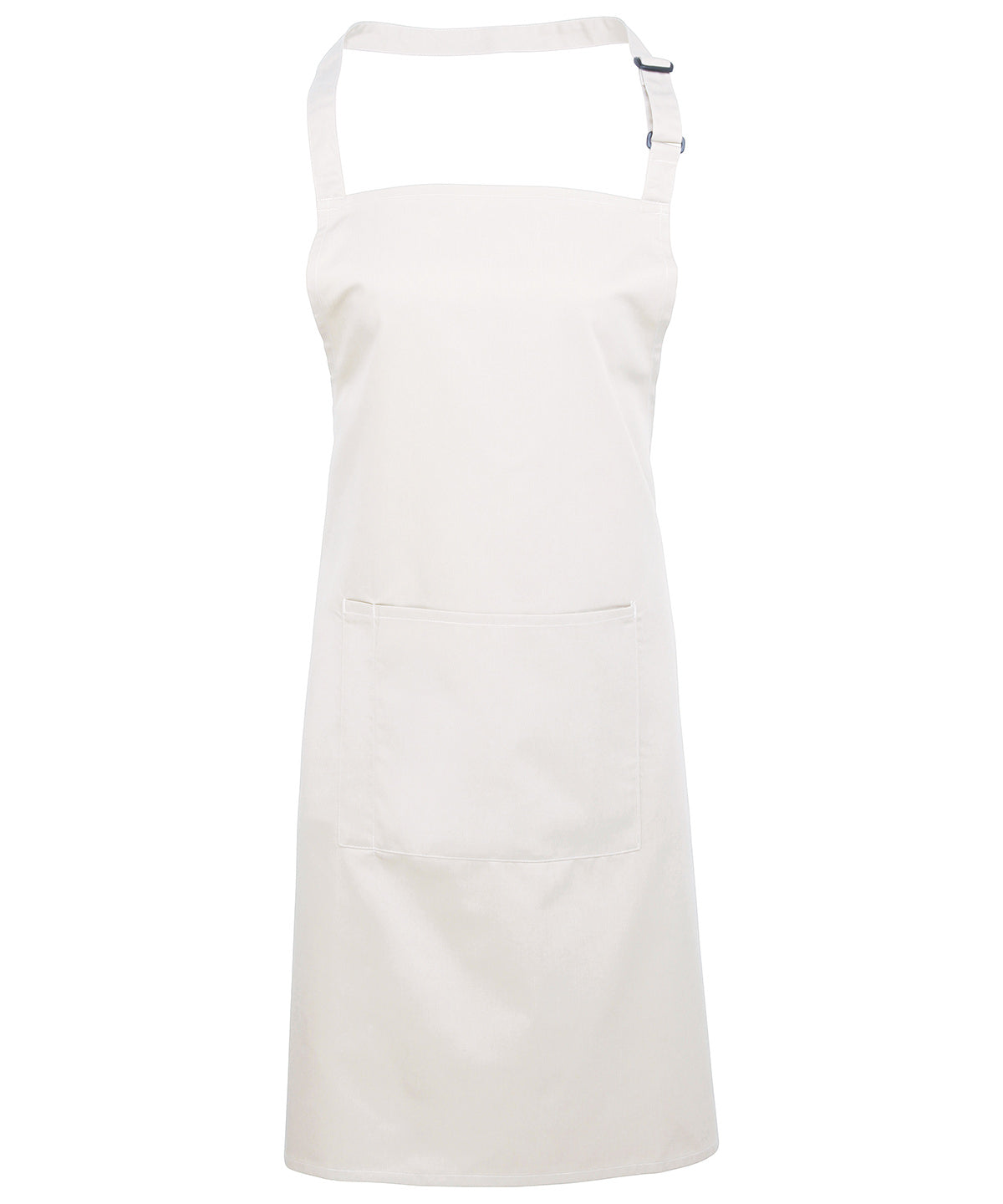 Aprons - Klassiskt Bib-Förkläde med Ficka White One size