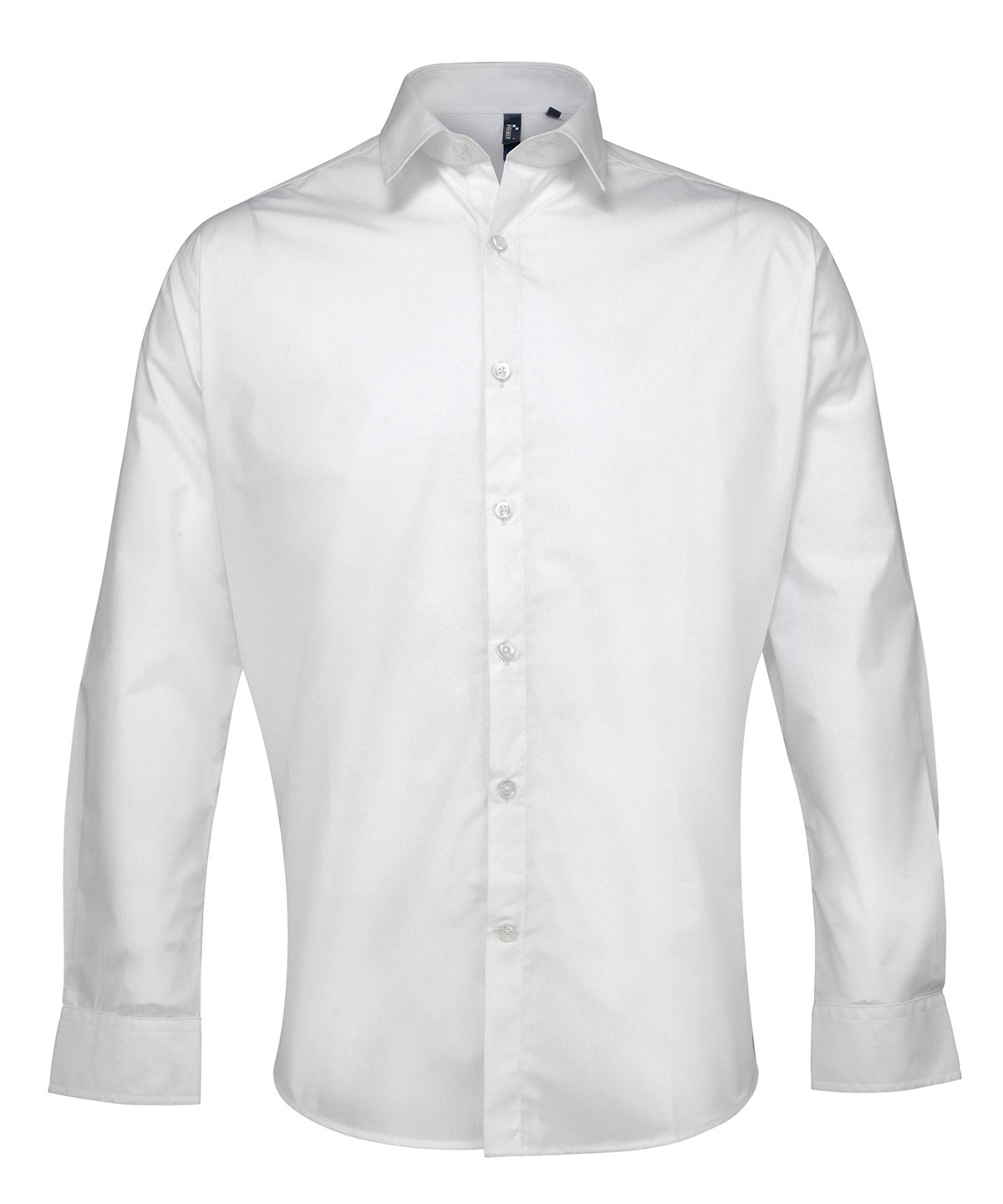 Shirts - Långärmad Poplinskjorta för Herrar White