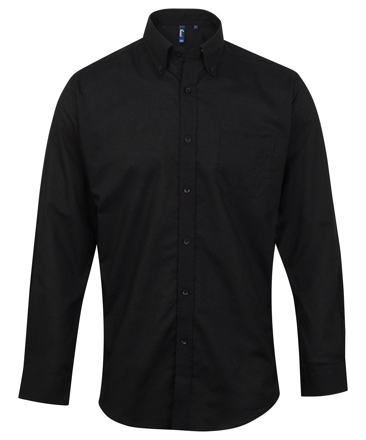 Shirts - Långärmad Oxford-skjorta för Herrar Black