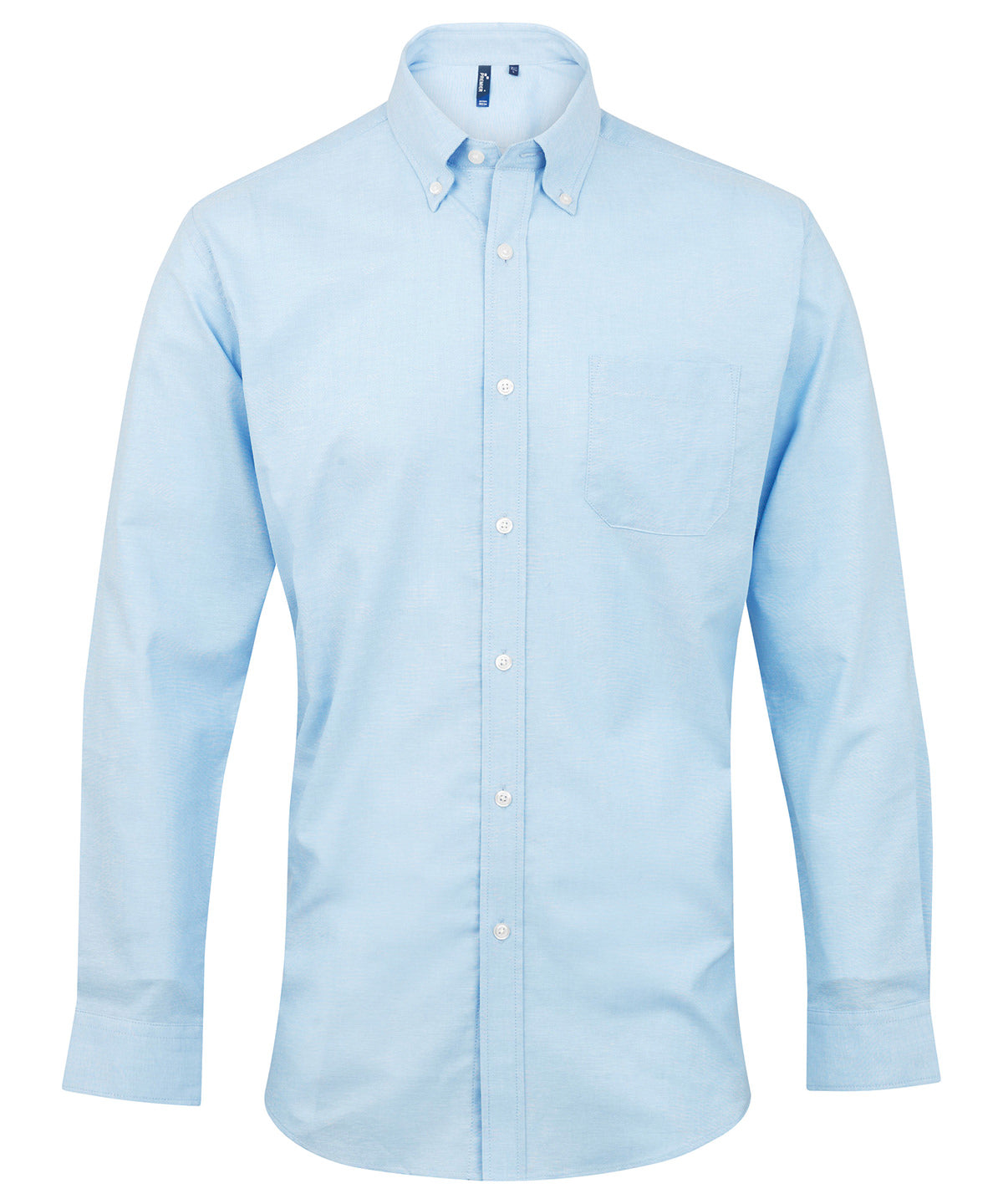 Shirts - Långärmad Oxford-skjorta för Herrar Light Blue