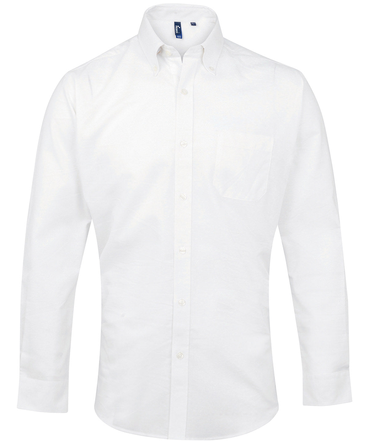 Shirts - Långärmad Oxford-skjorta för Herrar White