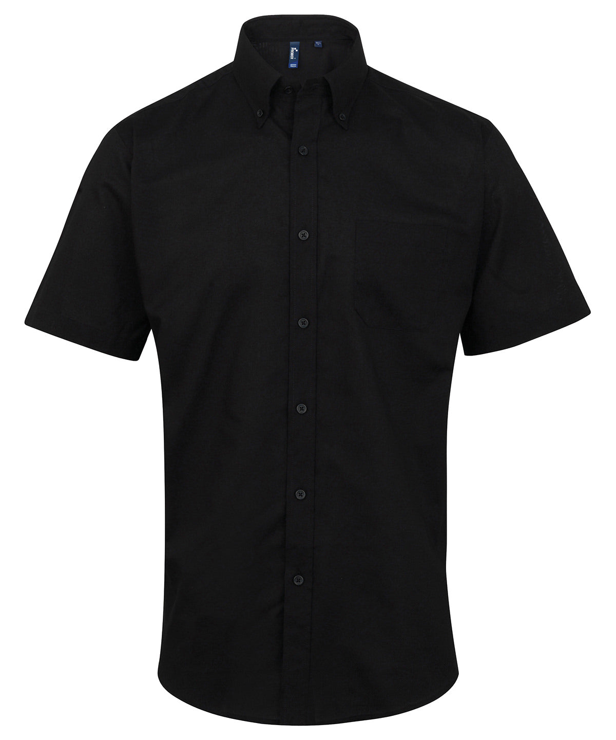 Shirts - Kortärmad Oxford-skjorta för herrar Black