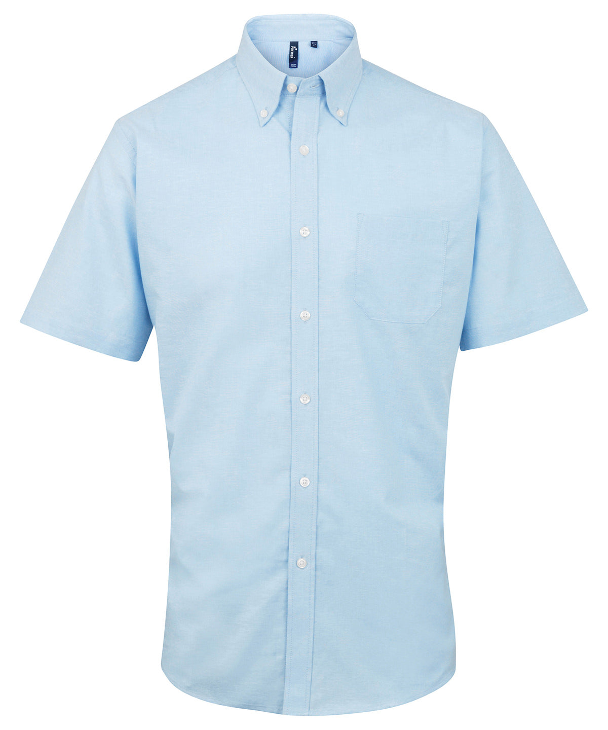 Shirts - Kortärmad Oxford-skjorta för herrar Light Blue