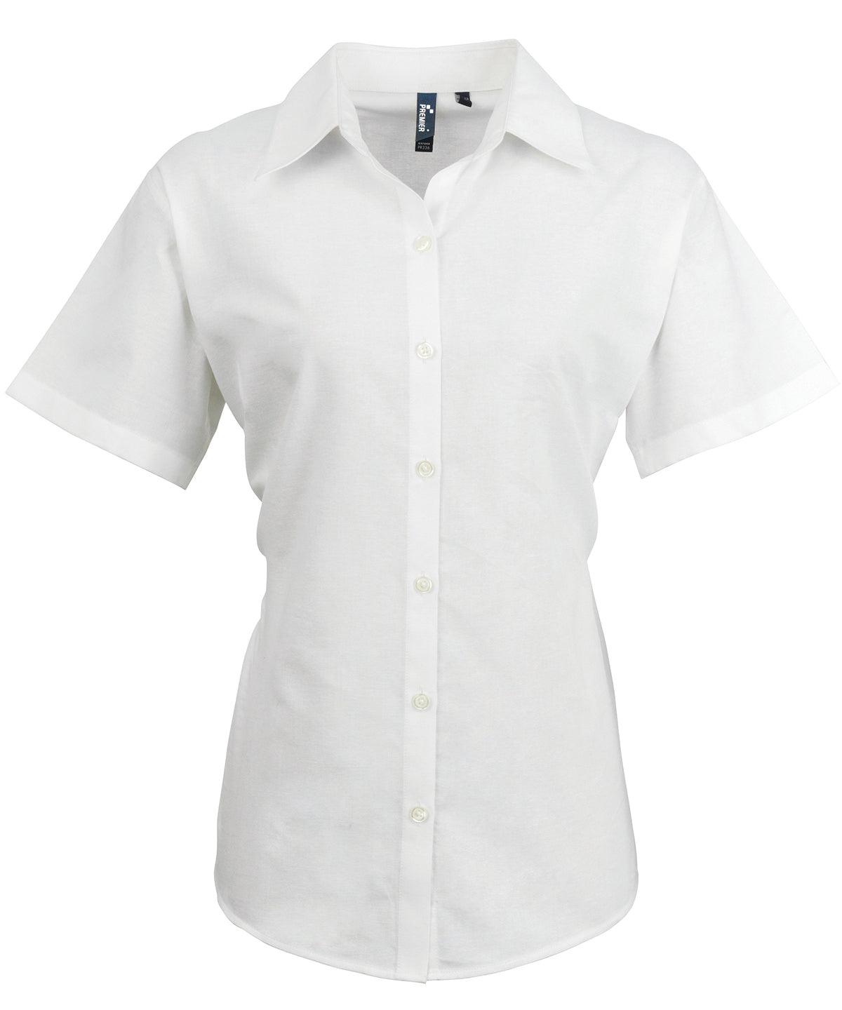 Shirts - Kortärmad dam Oxford-skjorta White