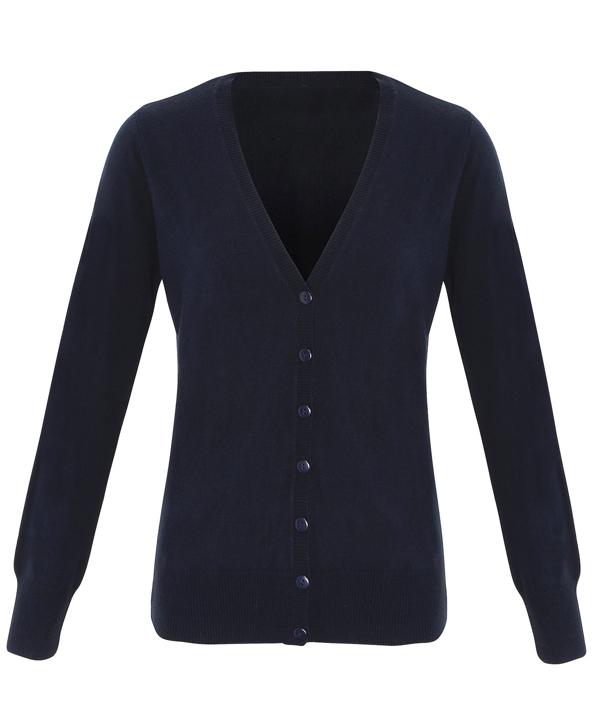 Cardigans - Dam 'Essential' Akryl Cardigan Navy