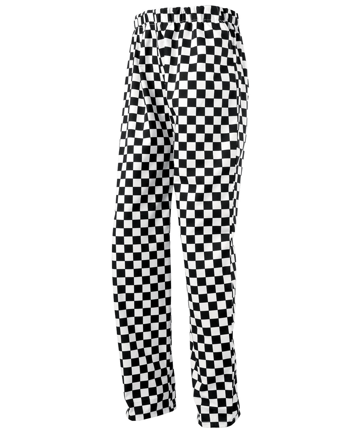 Trousers - Köksbyxor för Kockar Black White Big Check