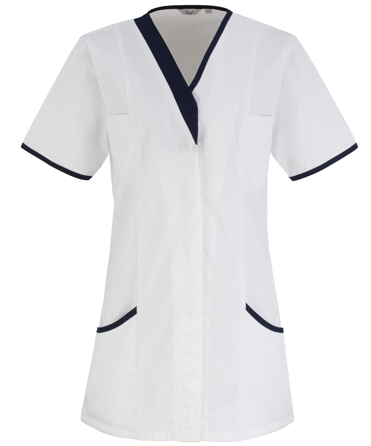 Tunics - Daisy tunika med stilfulla kontrastdetaljer White Navy