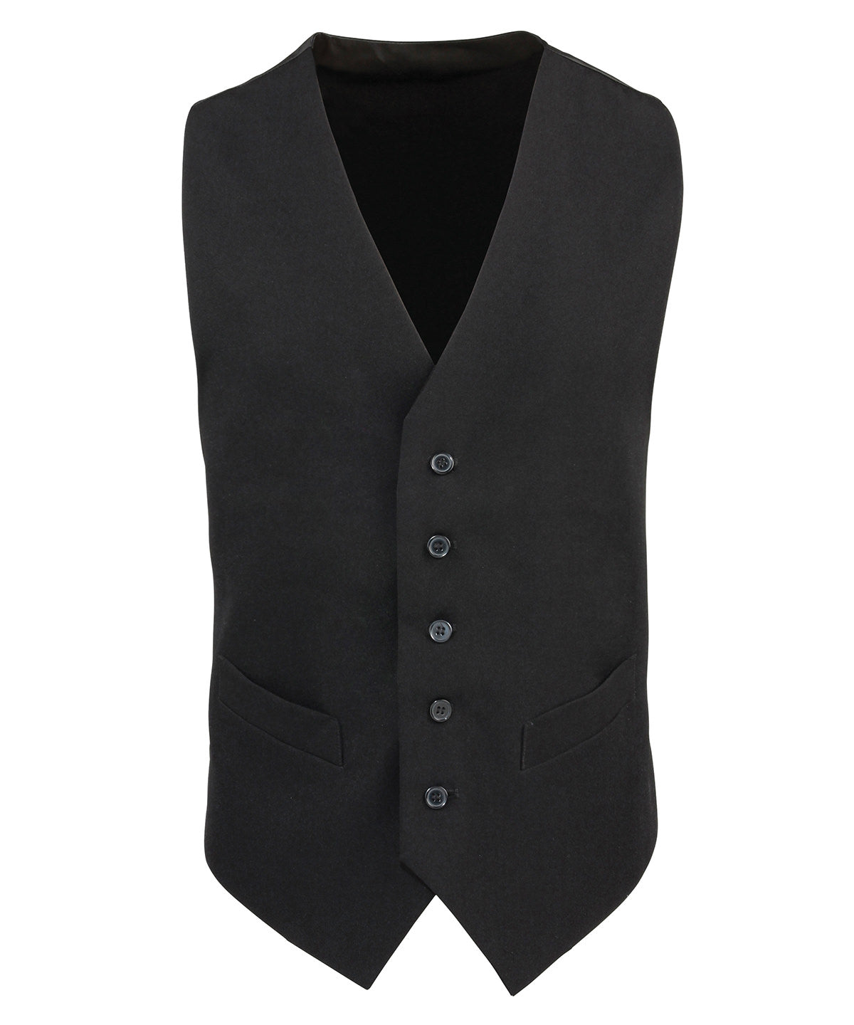 Waistcoats - Elegant Herrlinne med Funktionella Fickor Black