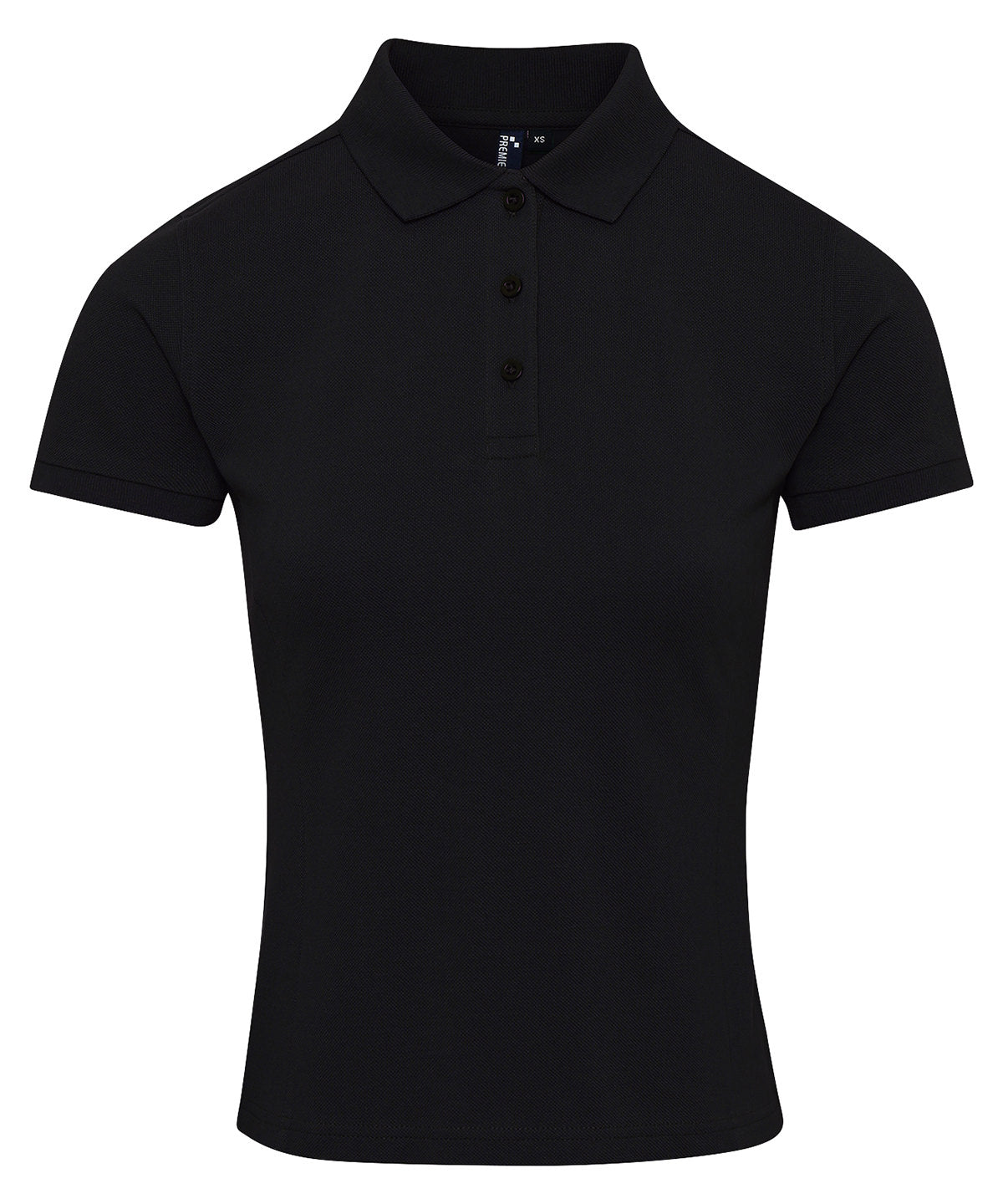 Polos - Dam Coolchecker Plus Piqué-Polo Black