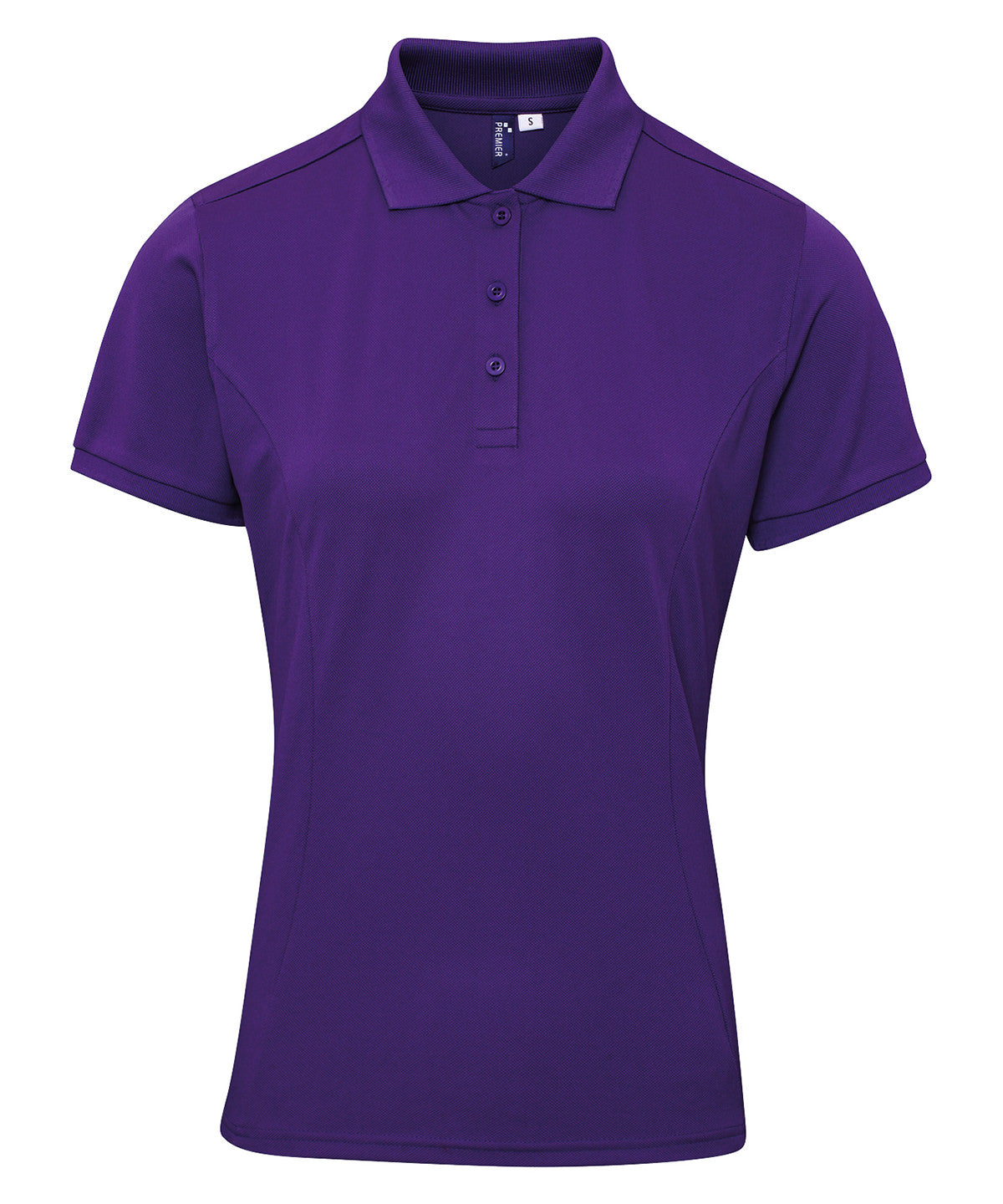 Polos - Dam Coolchecker Plus Piqué-Polo Purple