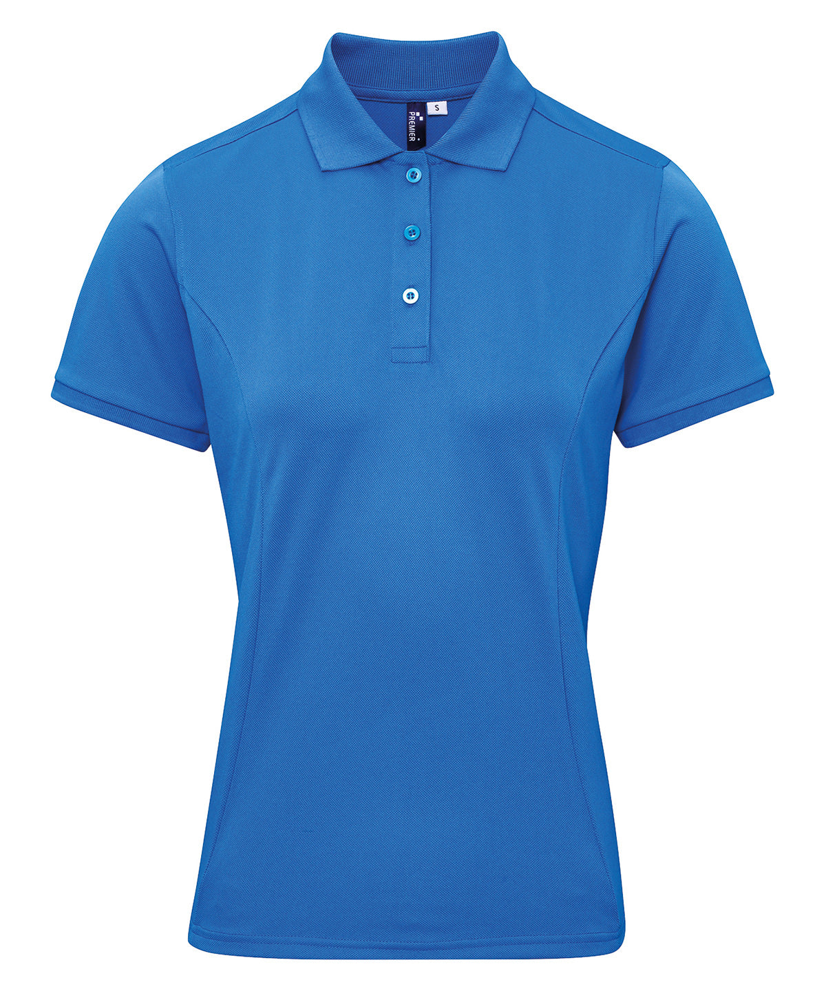 Polos - Dam Coolchecker Plus Piqué-Polo Sapphire