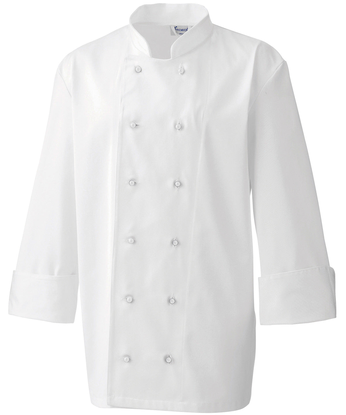 Chef Jacket Studs - Kockjacka med Avtagbara Knappar White One size