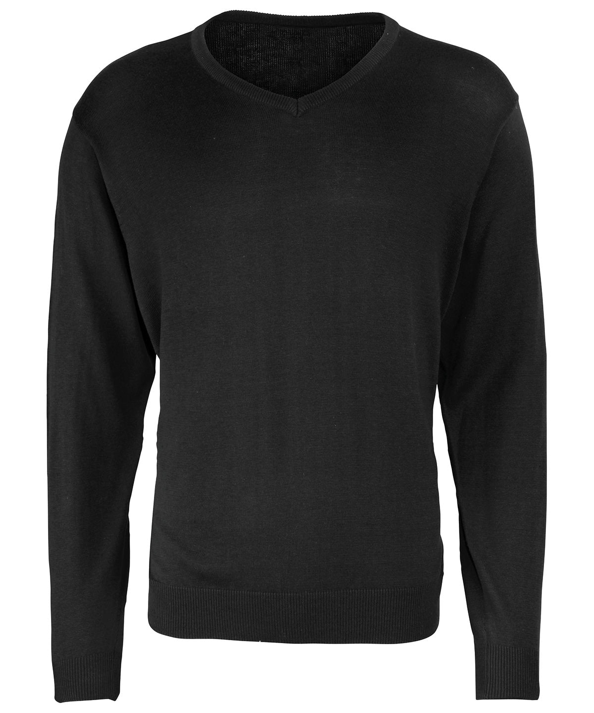 Knitted Jumpers - Perfekt V-ringad Tröja för Alla Tillfällen Black