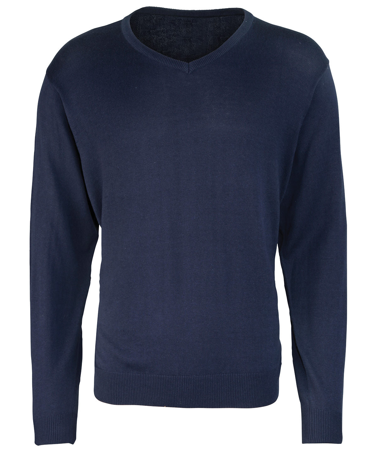 Knitted Jumpers - Perfekt V-ringad Tröja för Alla Tillfällen Navy