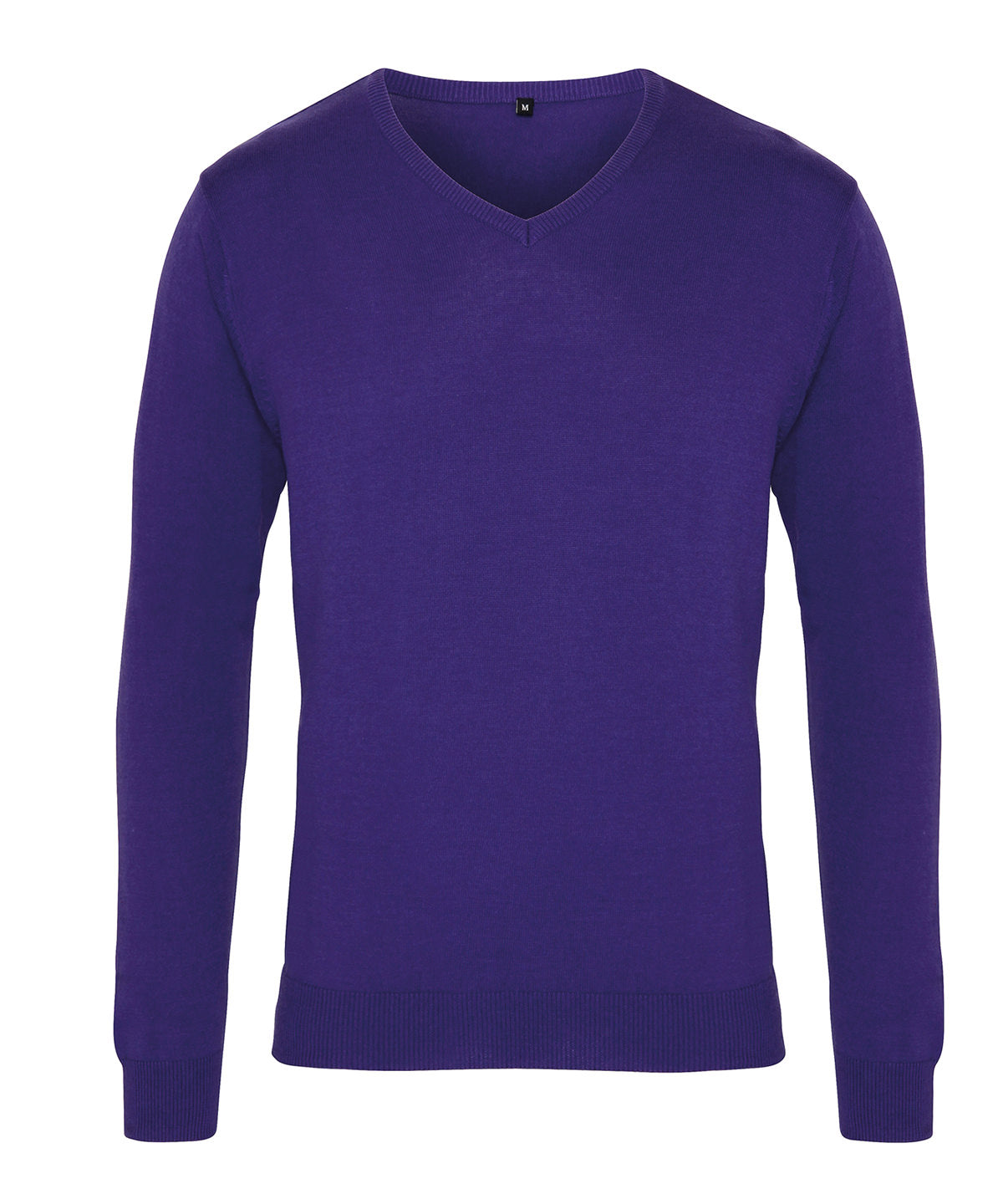 Knitted Jumpers - Perfekt V-ringad Tröja för Alla Tillfällen Purple