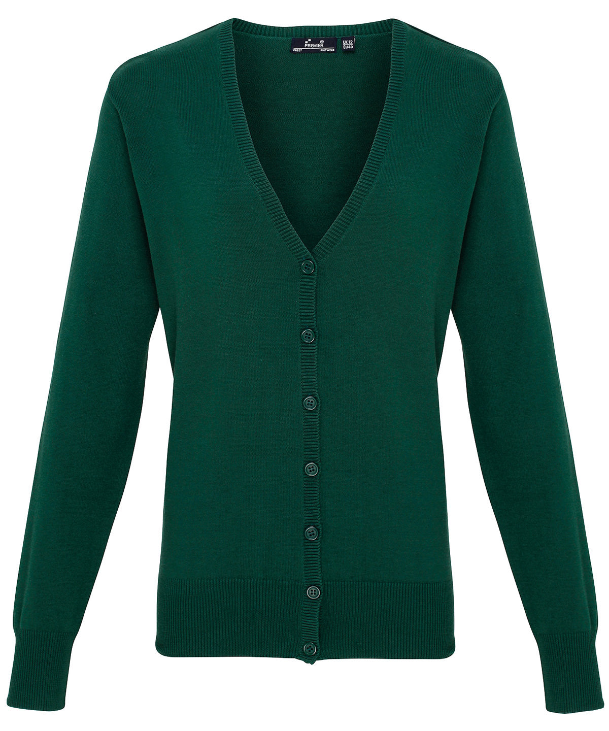 Cardigans - Elegant Damcardigan med Knappar Bottle