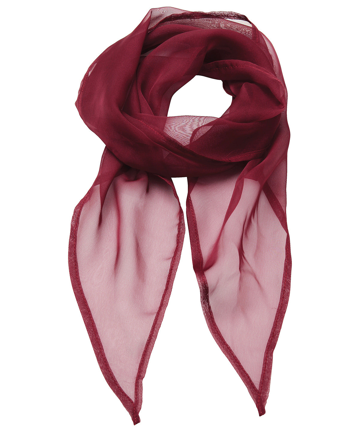 Scarves - Chiffonhalsduk Burgundy One size