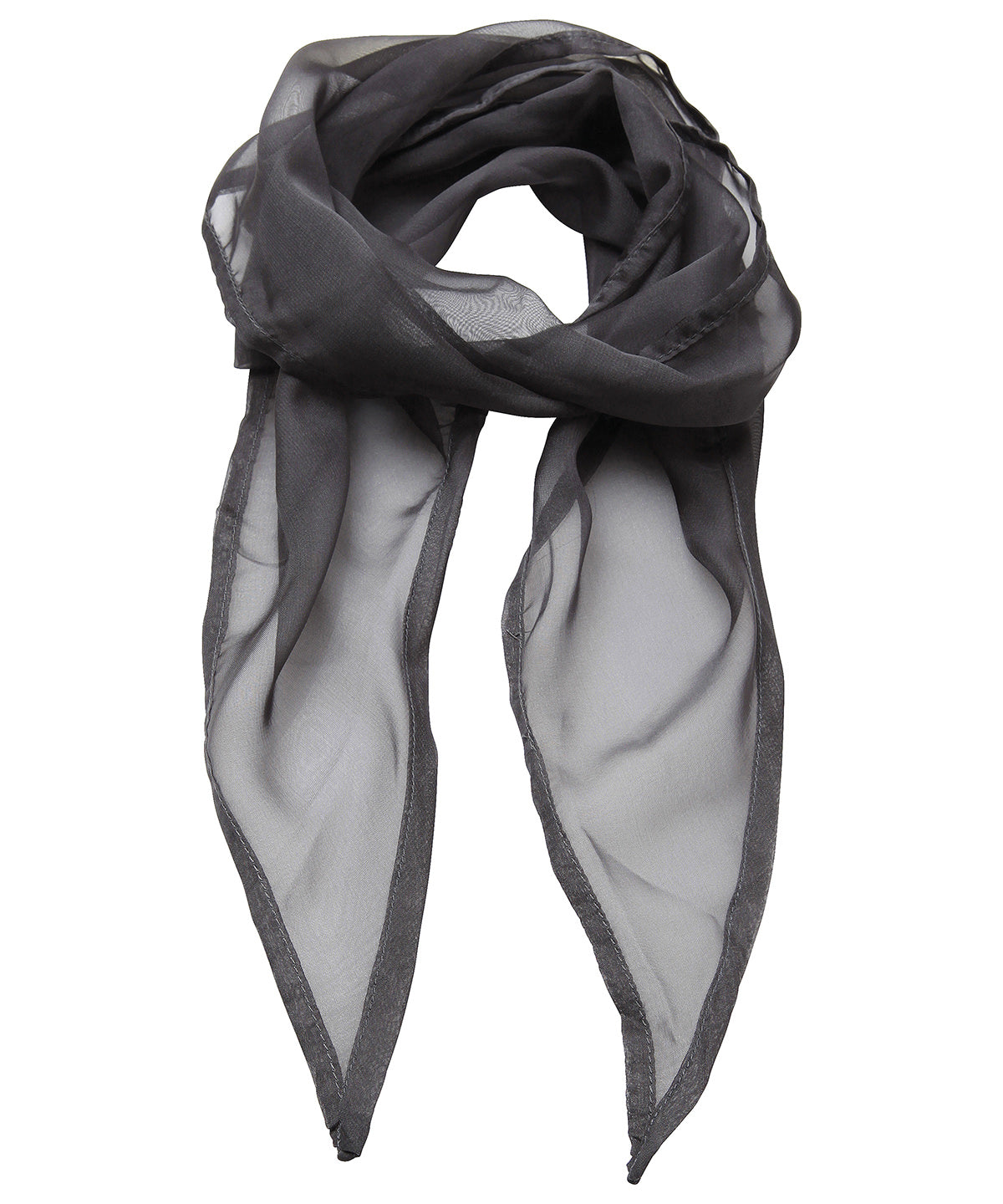 Scarves - Chiffonhalsduk Dark Grey One size