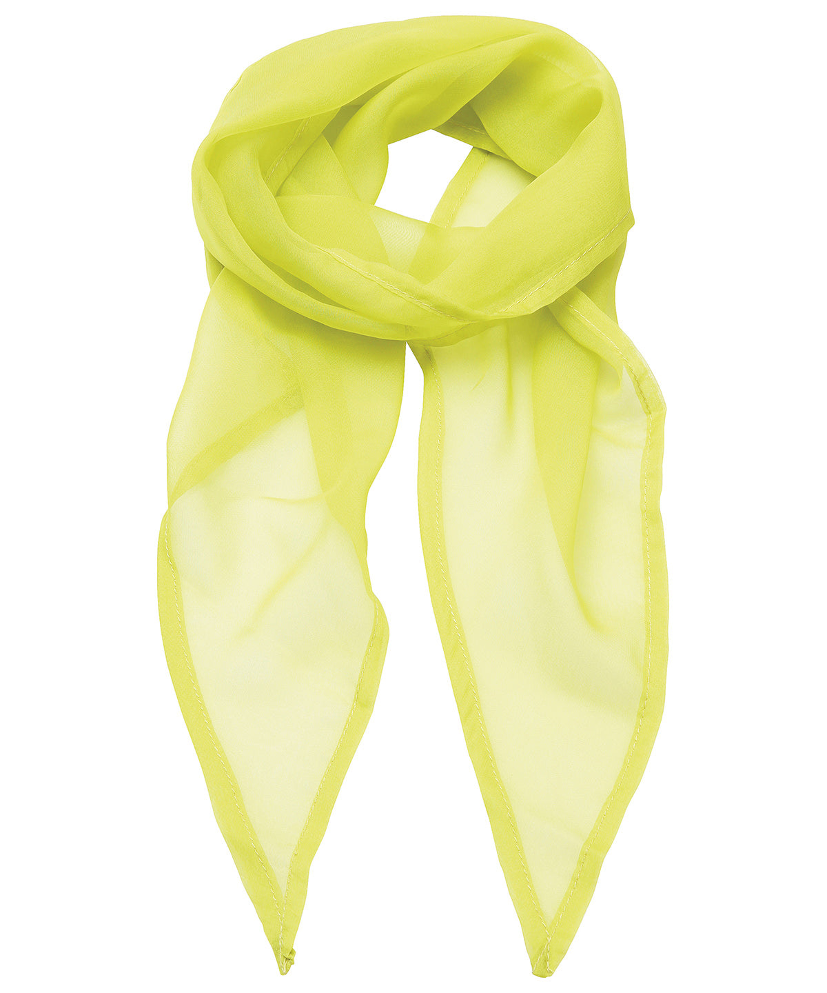 Scarves - Chiffonhalsduk Lime One size