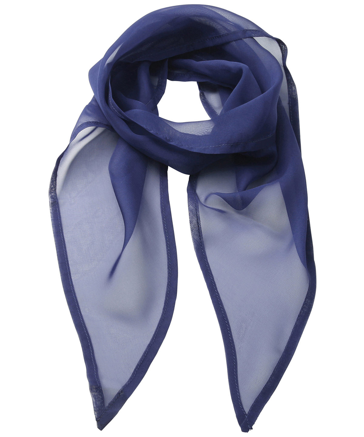 Scarves - Chiffonhalsduk Marine Blue One size