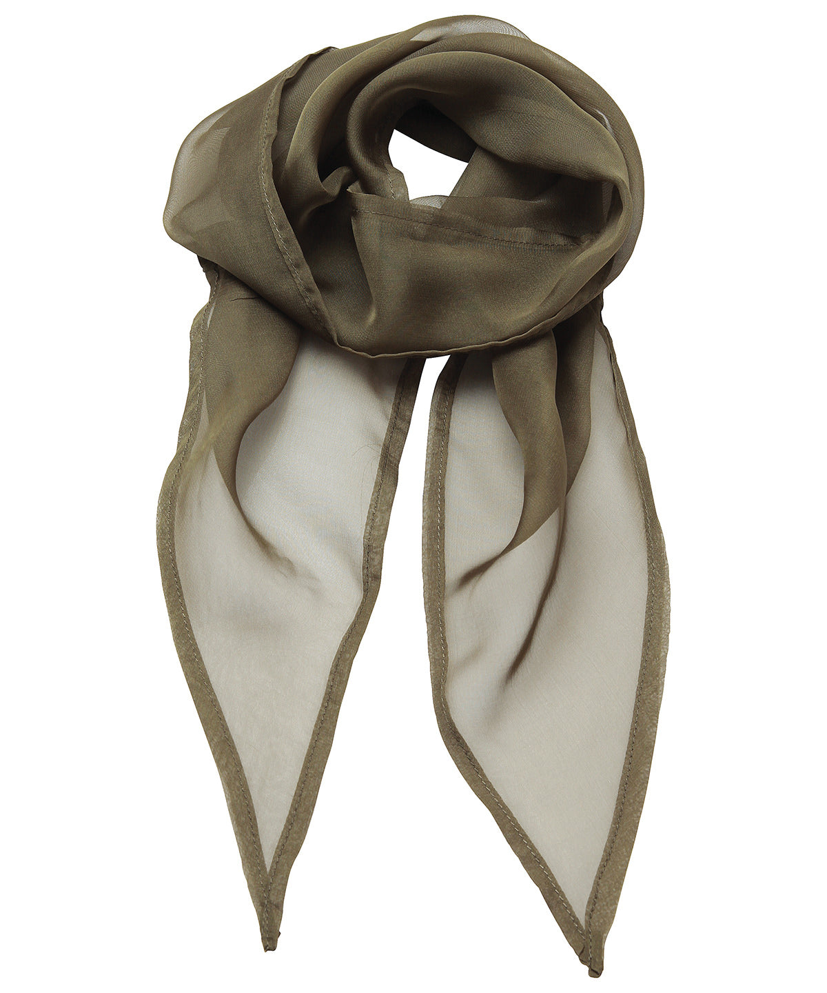 Scarves - Chiffonhalsduk Olive One size