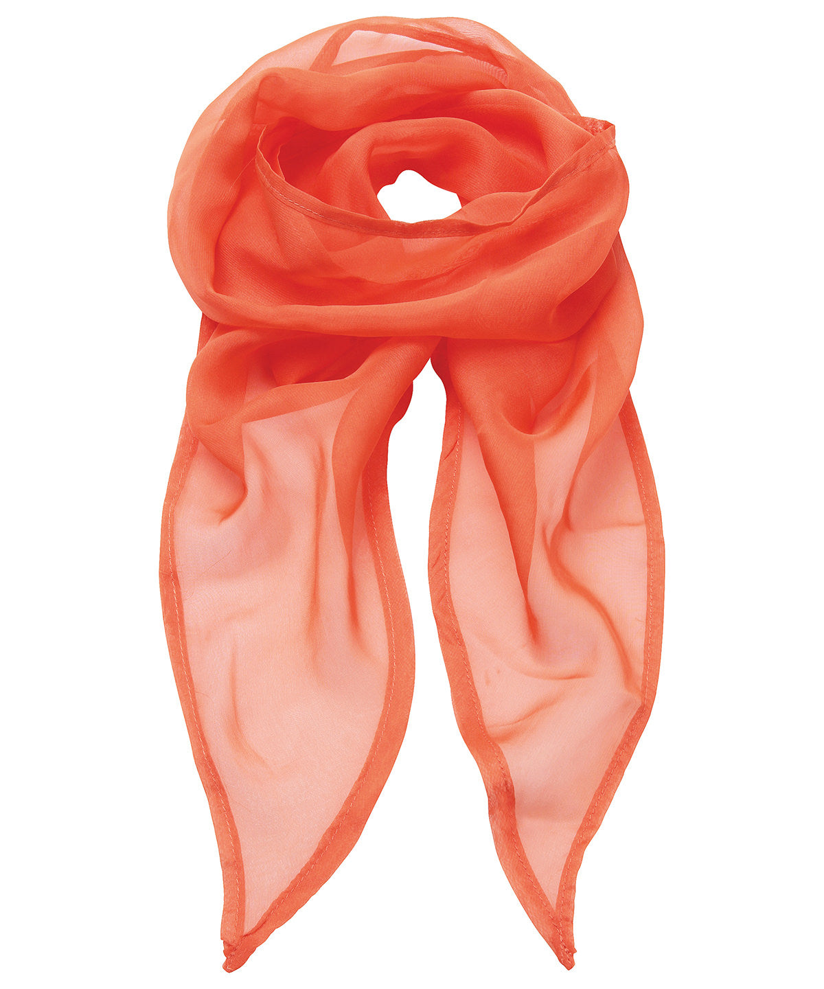 Scarves - Chiffonhalsduk Orange One size