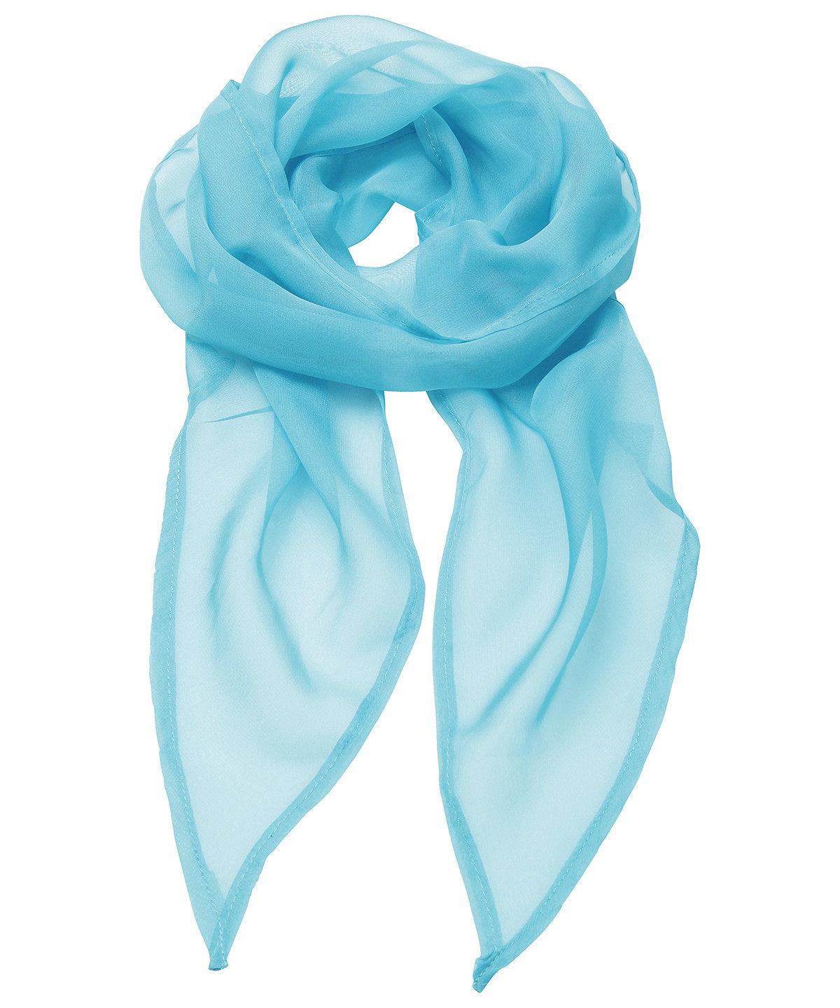 Scarves - Chiffonhalsduk Turquoise One size