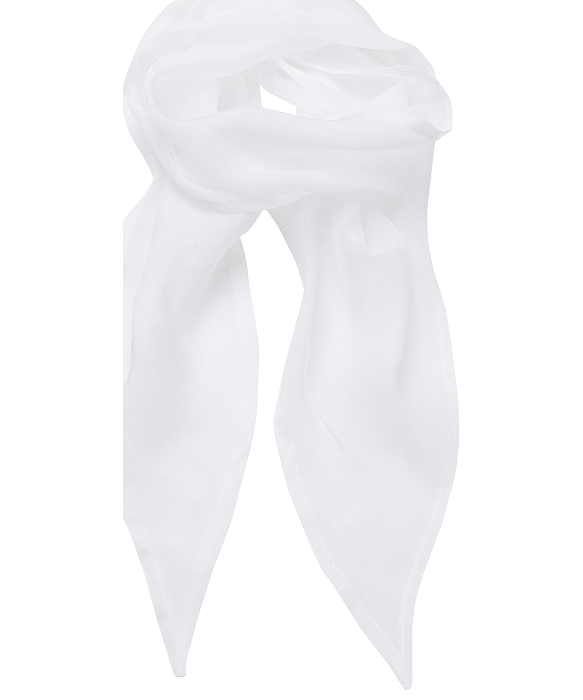 Scarves - Chiffonhalsduk White One size