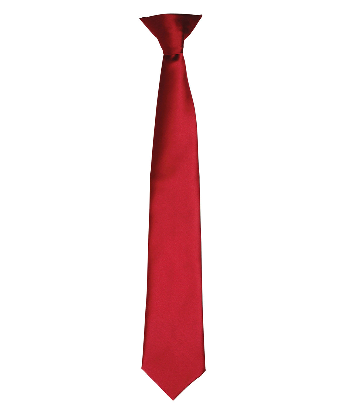 Ties - Elegant Satinclipsslips Burgundy One size