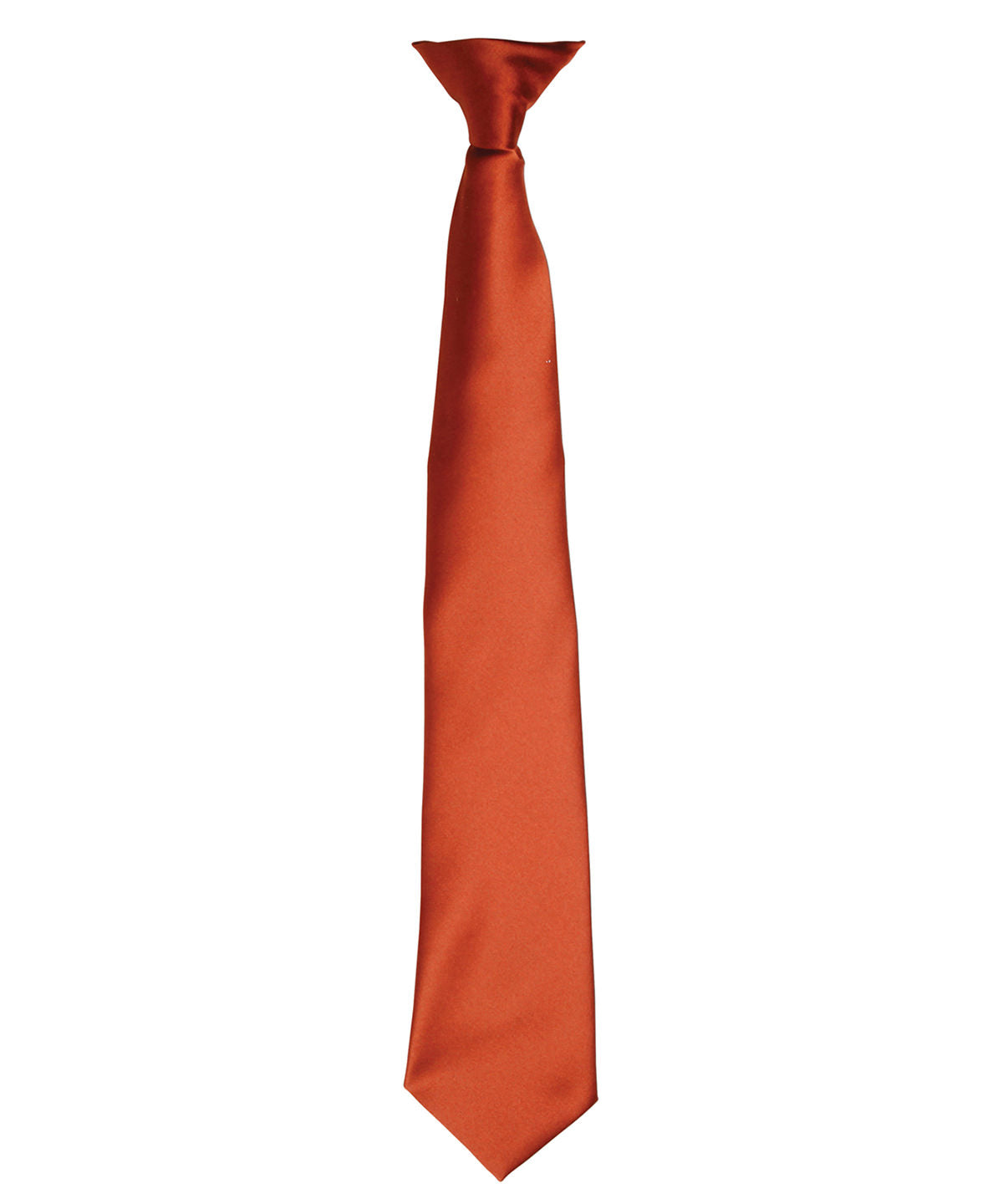 Ties - Elegant Satinclipsslips Chestnut One size