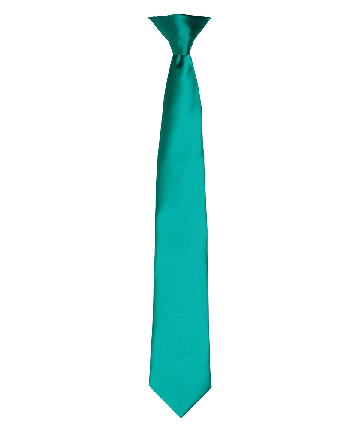 Ties - Elegant Satinclipsslips Emerald One size