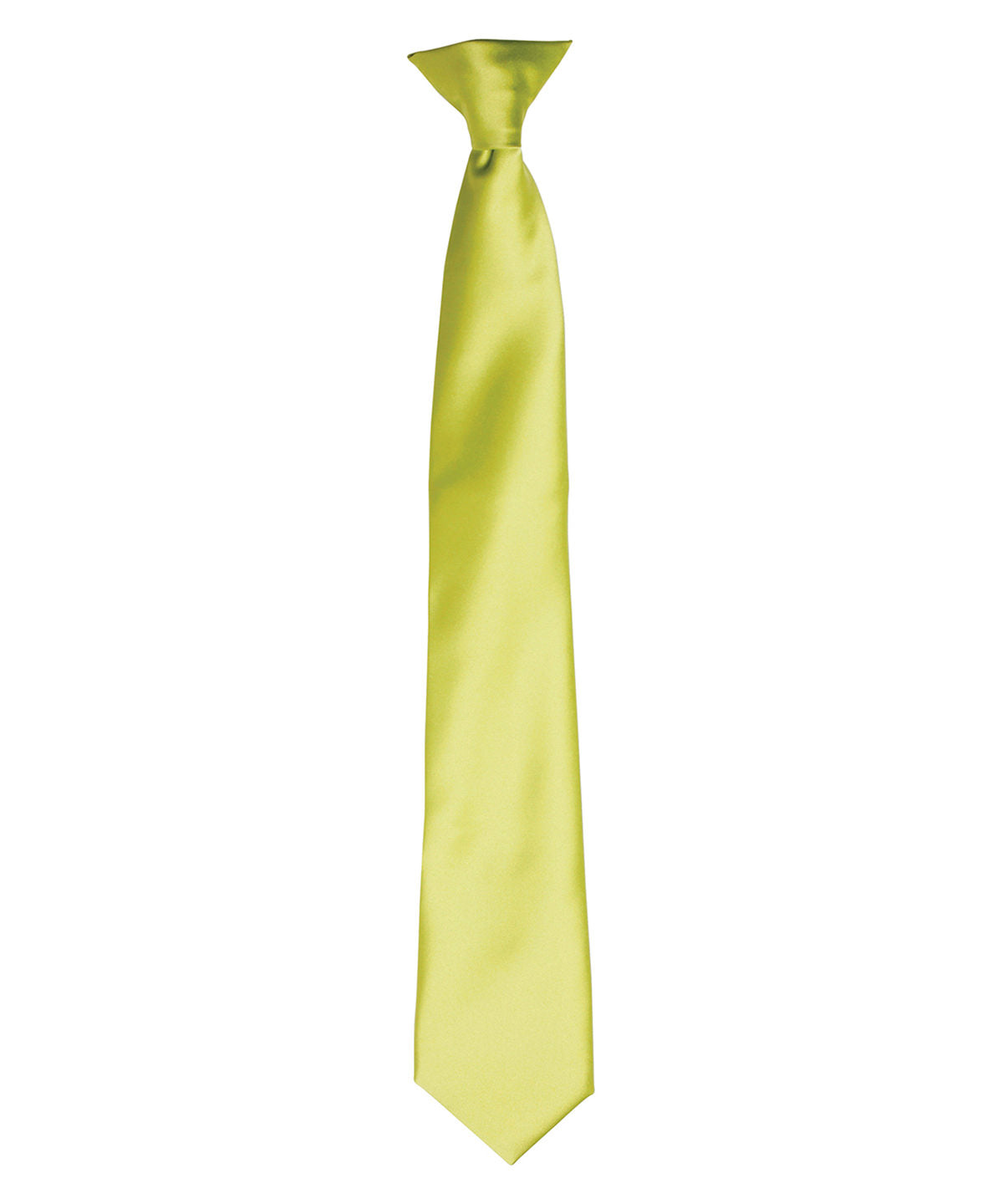 Ties - Elegant Satinclipsslips Lime One size