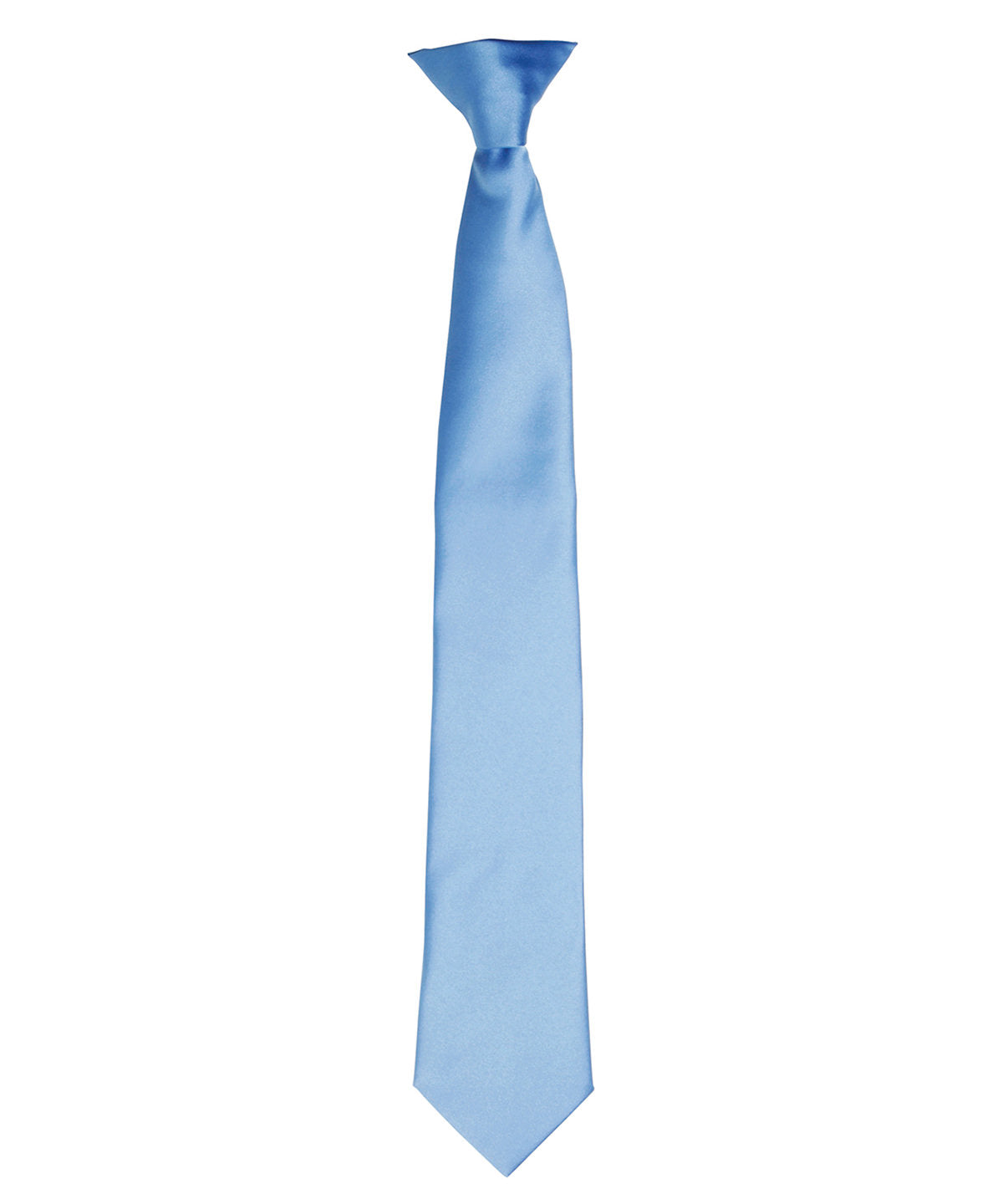 Ties - Elegant Satinclipsslips Mid Blue One size