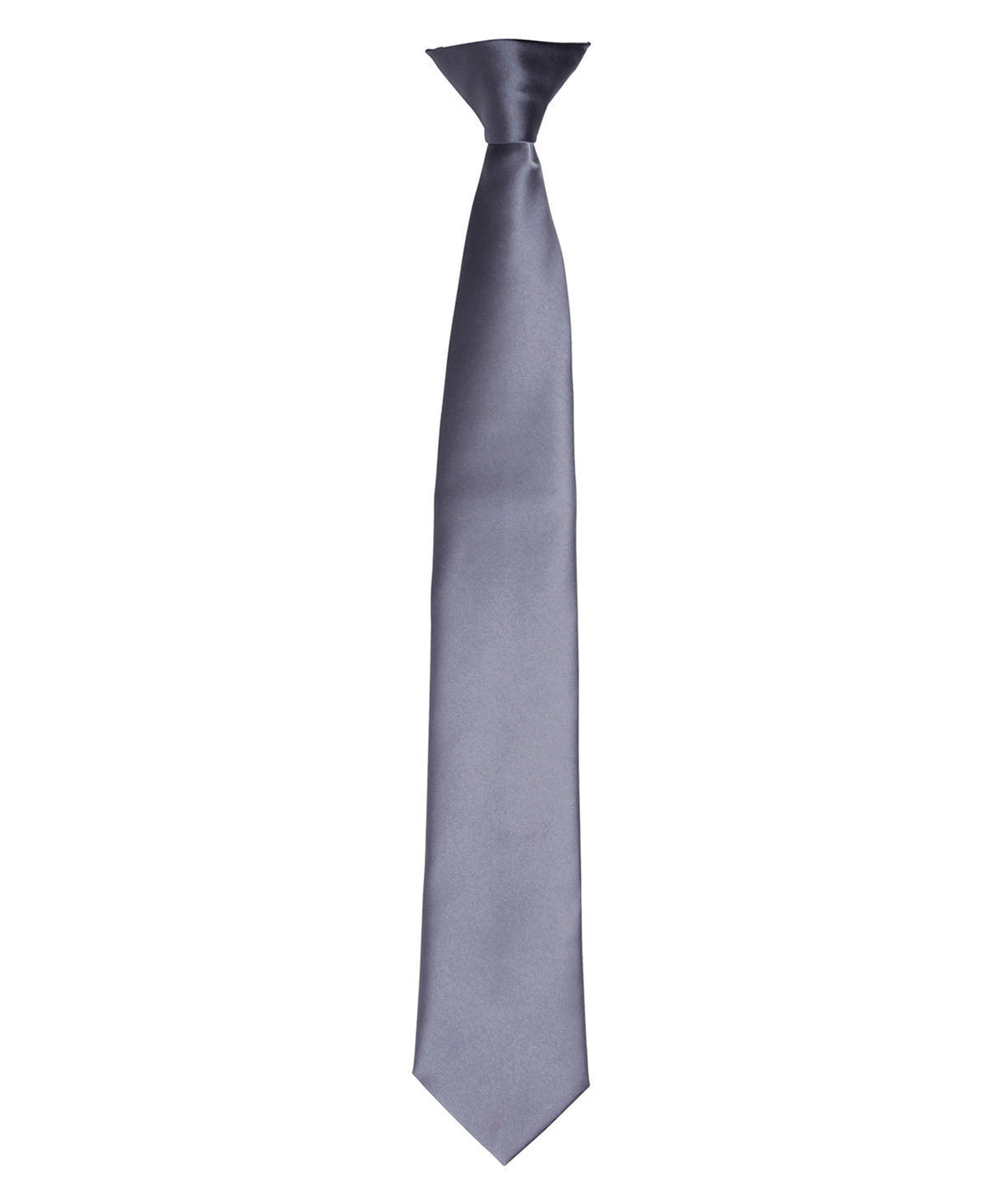 Ties - Elegant Satinclipsslips Steel One size