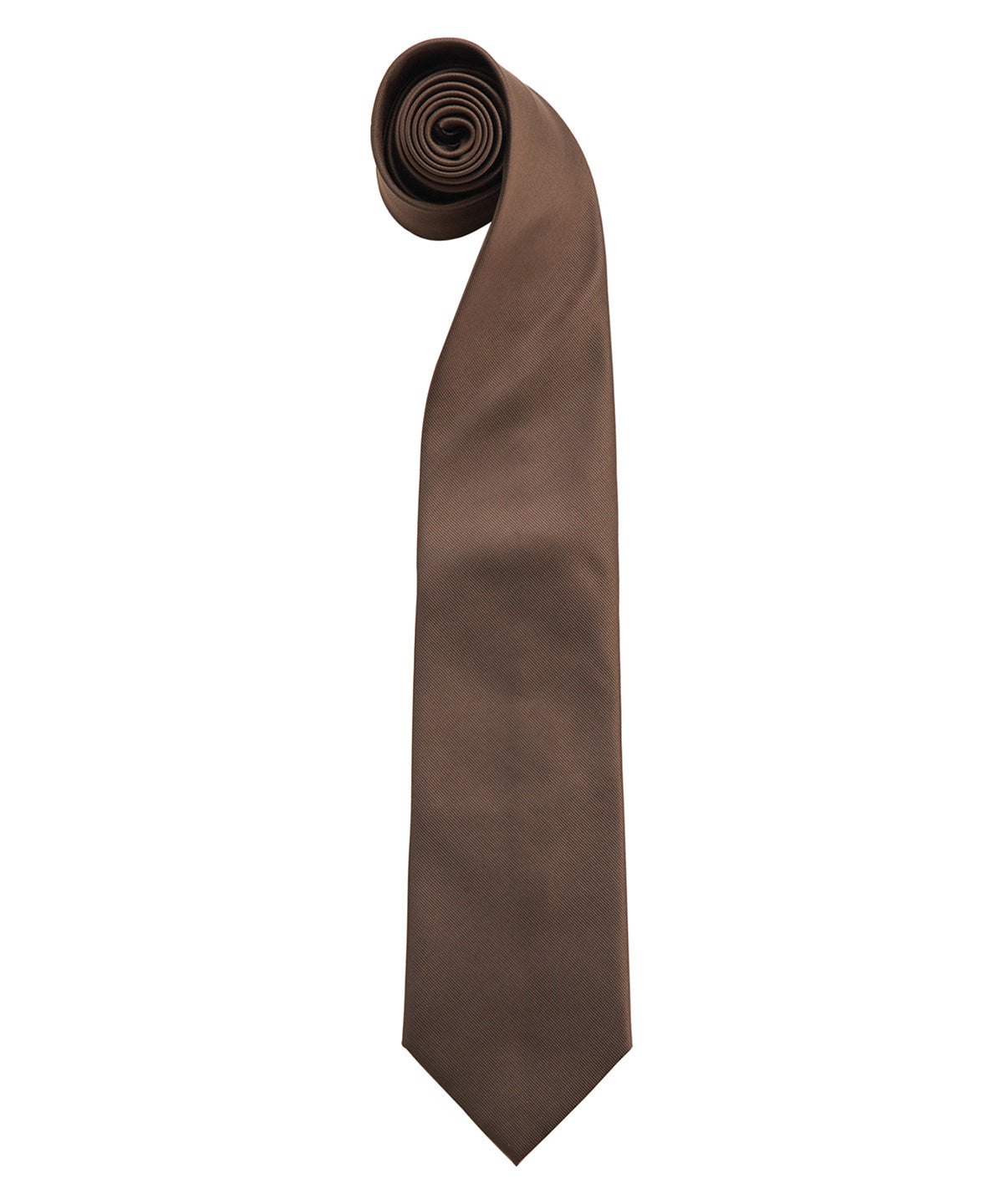 Ties - Stilren slips i 18 färger Brown One size