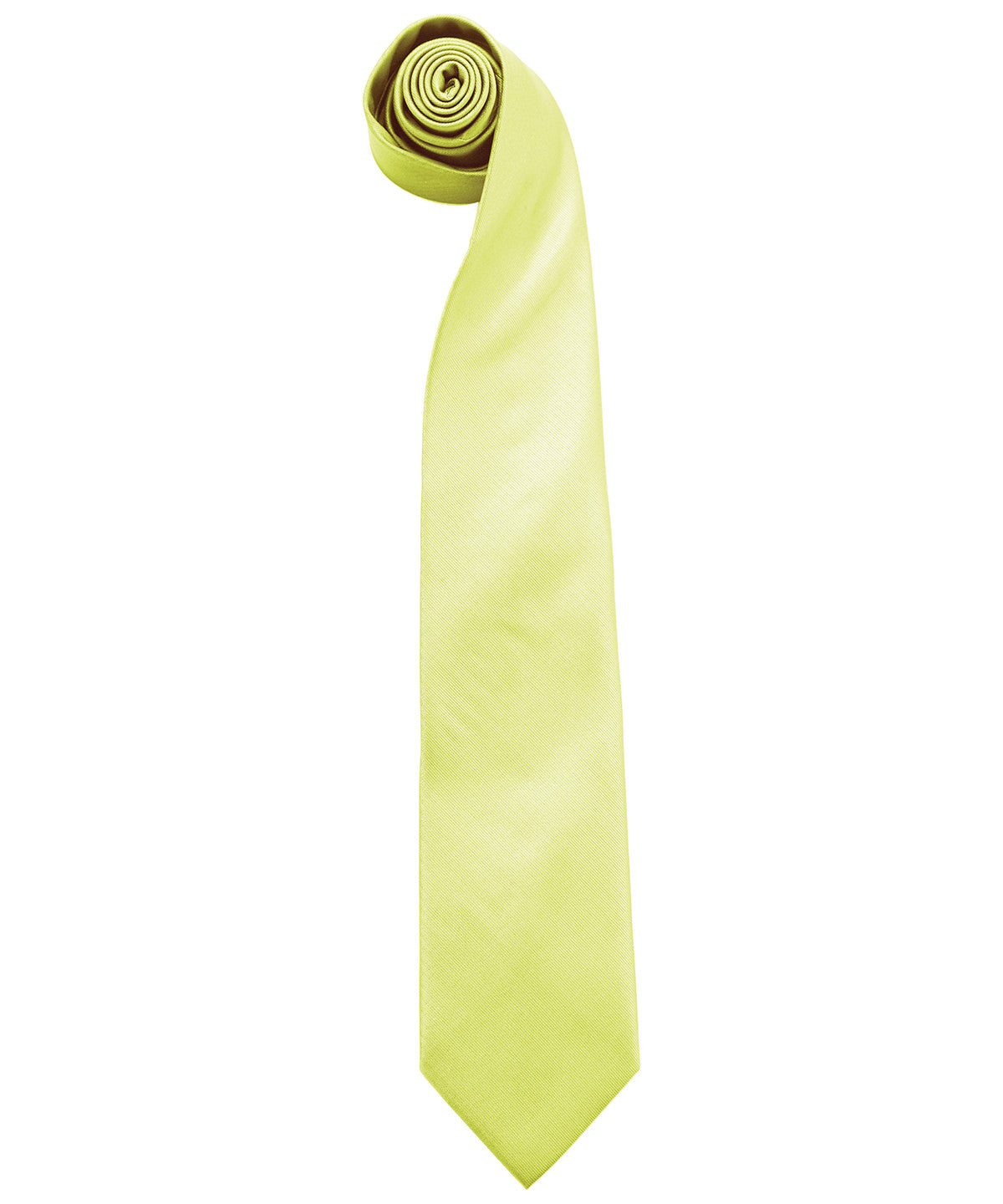 Ties - Stilren slips i 18 färger Lime One size