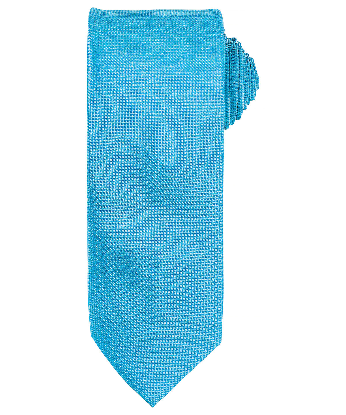 Ties - Elegant slips med mikrovåffelmönster Turquoise One size