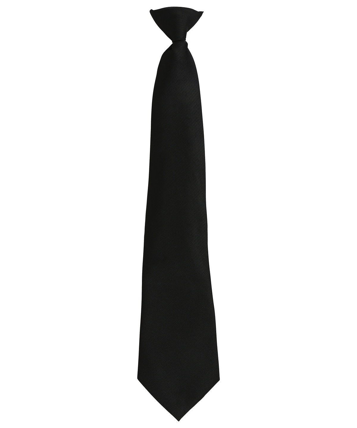 Ties - Stilfull slips med klämma Black One size