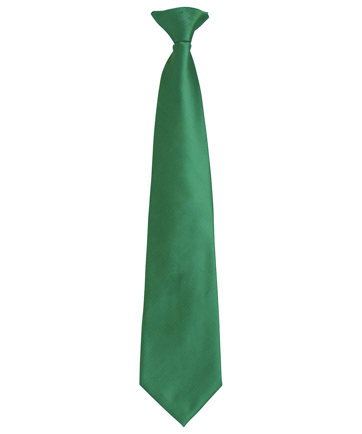 Ties - Stilfull slips med klämma Emerald One size