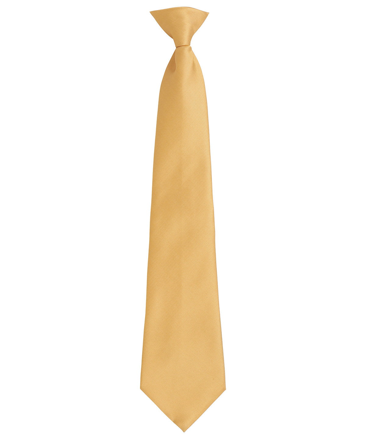 Ties - Stilfull slips med klämma Gold One size