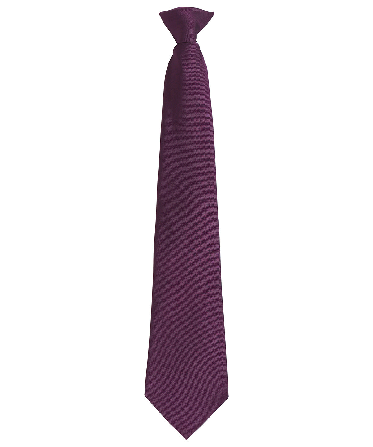 Ties - Stilfull slips med klämma Purple One size