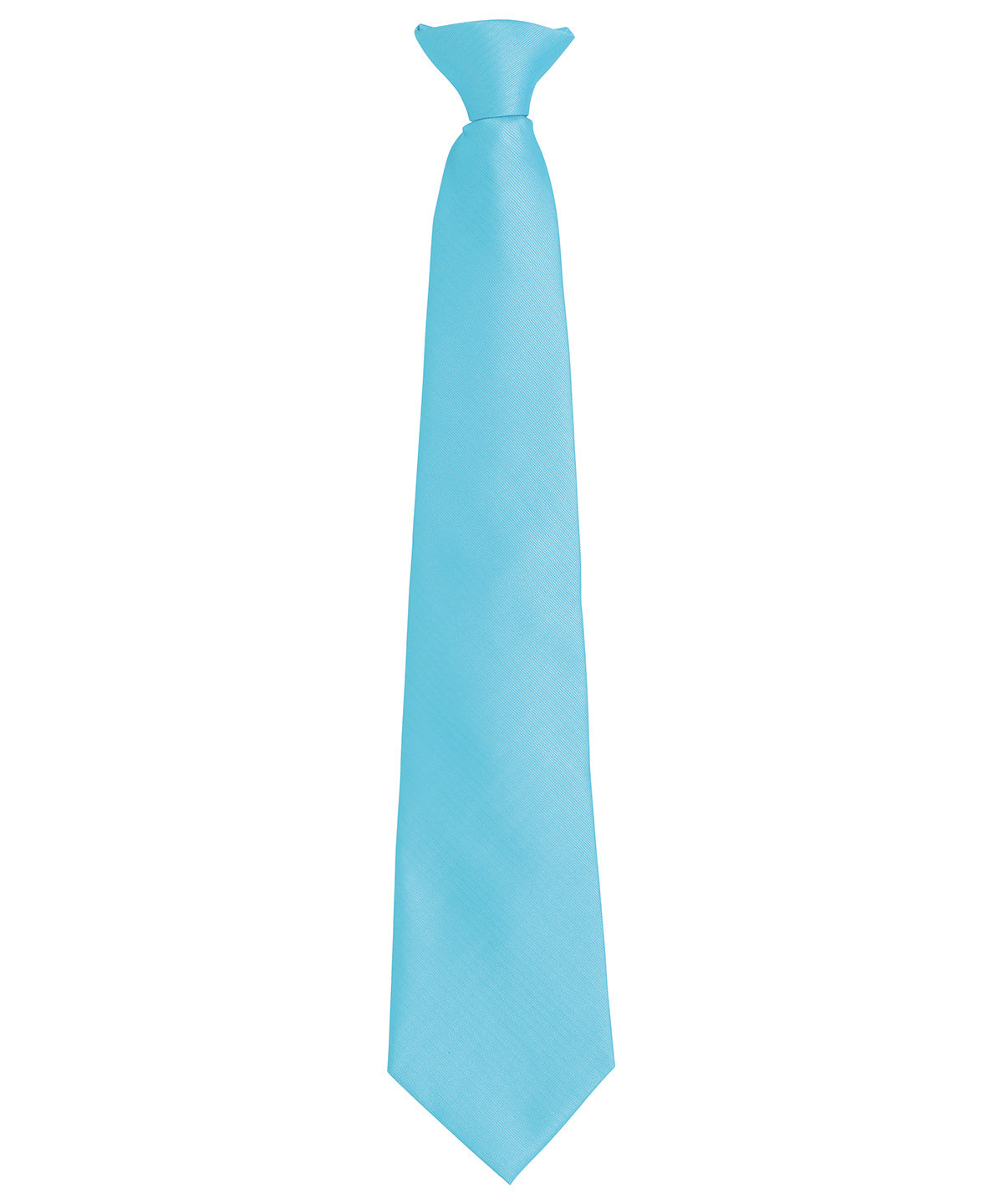 Ties - Stilfull slips med klämma Turquoise One size