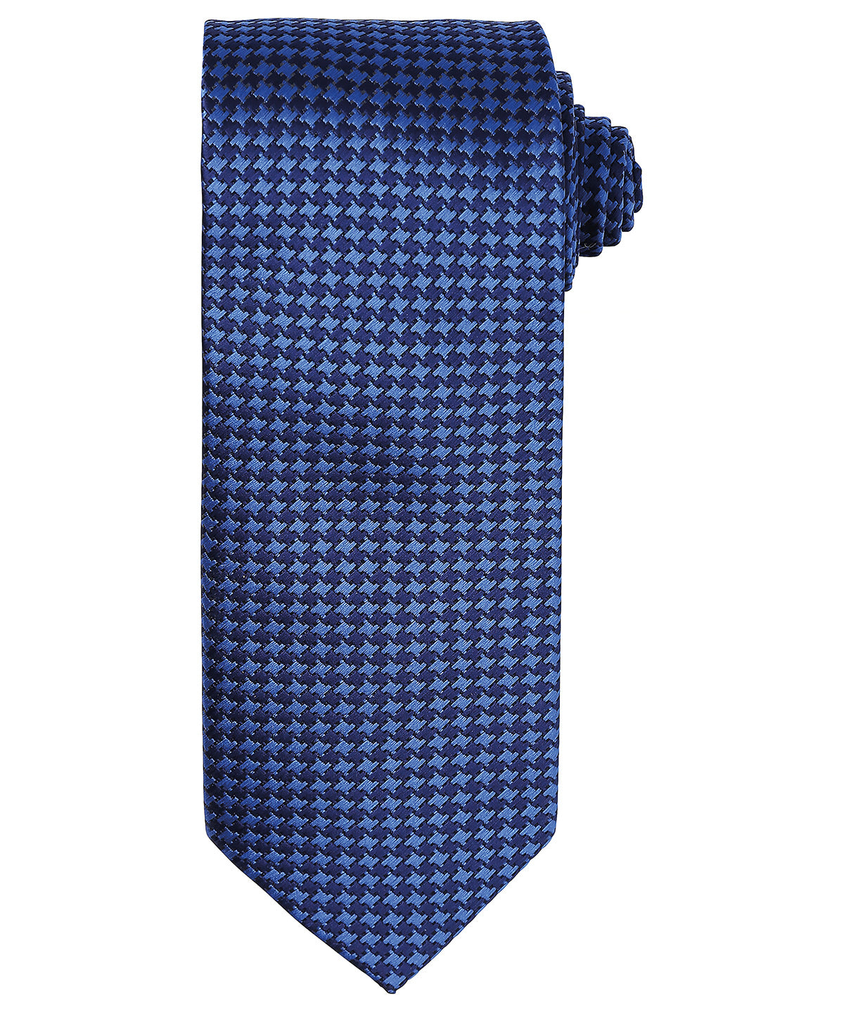 Ties - Elegant slips med klassiskt hundtandsmönster Royal One size