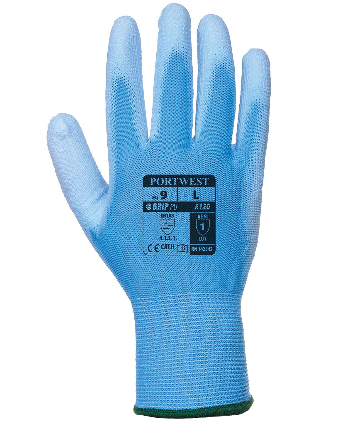 Gloves - Handskar med PU-handflata för Smidigt och Detaljerat Arbete Blue