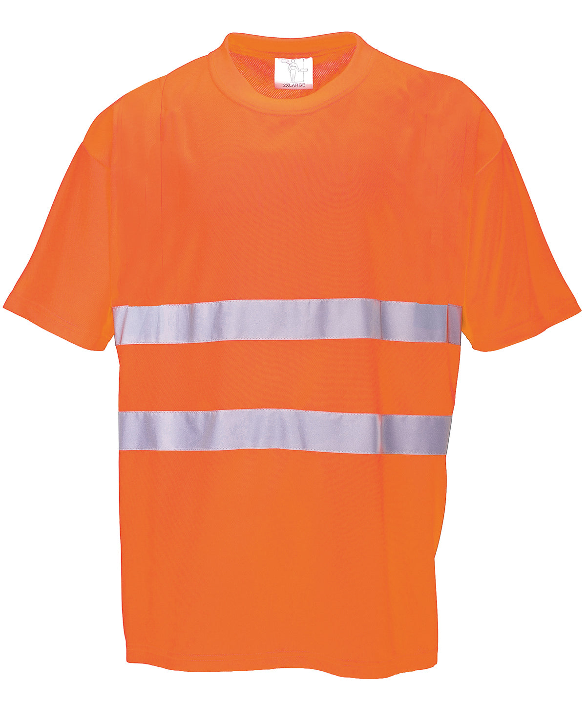 T-Shirts - T-shirt i Bomullskomfort Orange