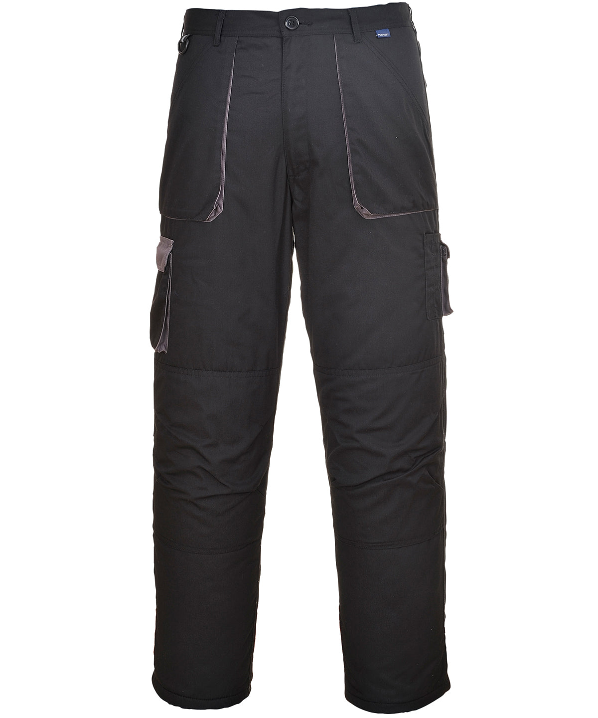 Trousers - Portwest Texo Kontrastbyxor Black Grey